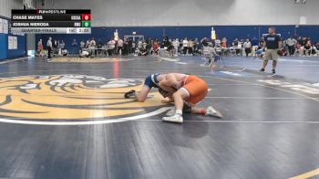 184 lbs Quarterfinal - Chase Mayes, Coast Guard vs Joshua Nieroda, Roger Williams