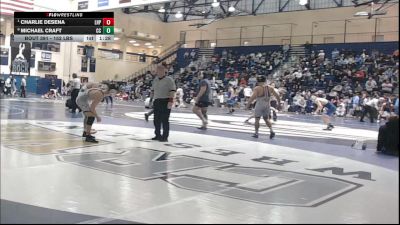 152 lbs Quarterfinal - Charlie DeSena, Lake Highland Prep vs Michael Craft, Camden Catholic