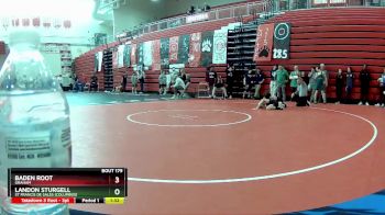 106 lbs Quarterfinal - Baden Root, Graham vs Landon Sturgell, St Francis De Sales (Columbus)