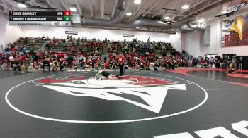 113 lbs Quarterfinal - Emmett Alexander, ThunderRidge vs Cruz Blakley, Prairie View