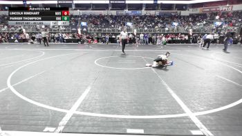49 lbs Semifinal - Lincoln Rinehart, Moyer Elite vs Parker Thompson, King Select