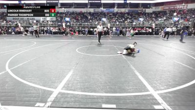 49 lbs Semifinal - Lincoln Rinehart, Moyer Elite vs Parker Thompson, King Select