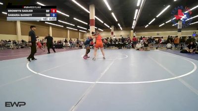 155 lbs Semifinal - Bronwyn Sadlier, RGV Wrestling Club vs Samaria Barnett, Takedown-City Wrestling