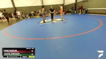 152 lbs Quarterfinal - Hugh Wheeler, Cashmere Wrestling Club vs Samuel Gonzalez, Victory Wrestling-Central WA