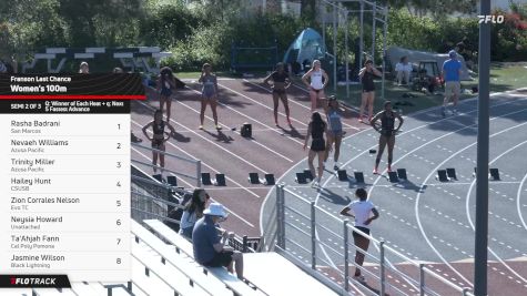 Women's 100m Track, Semi-Finals 2