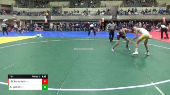 110 lbs Cons. Round 3 - Blake Konichek, Prairie Du Chien vs Keon Callies, Mn Elite