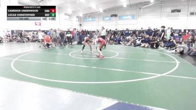 120 lbs Round Robin 3 - Cameron Underwood, Ckwa-hs vs Lucas Christopher, Northern Elite-HS