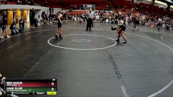 64 lbs Round 3 (8 Team) - Hank Blair, CP Wrestling Academy vs Ben Mazur, Westshore