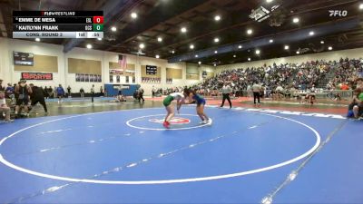 115 Girls Cons. Round 3 - Kaitlynn Frank, Oceanside vs Emme De Mesa, Eastlake