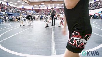 52 lbs Round Of 16 - Mason Hileman, Clinton Youth Wrestling vs Noel Reagan, Standfast