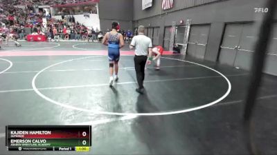 185 lbs Quarterfinal - Emerson Calvo, Askren Wrestling Academy vs Kajiden Hamilton, Superior