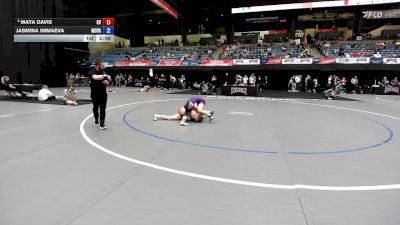 124 lbs Cons. Round 3 - Maya Davis, Grand View vs Jasmina Immaeva, Missouri Valley