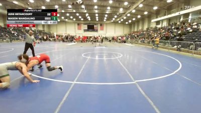 149 lbs Quarterfinal - Mason Mangialino, Brockport vs Jude Betancourt, Oneonta State