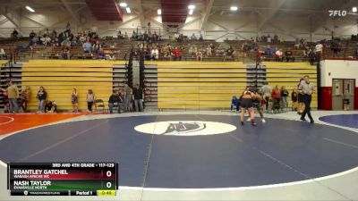 117-129 lbs Round 3 - Nash Taylor, Evansville North vs Brantley Gatchel, Wabash Apache WC