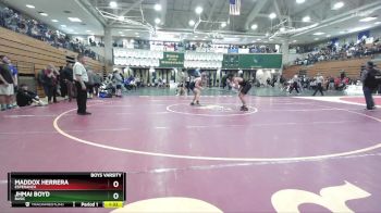 157 lbs Quarterfinal - Jhmai Boyd, Basic vs Maddox Herrera, Esperanza