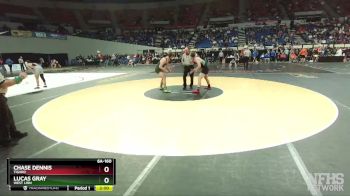 6A-160 lbs Quarterfinal - Chase Dennis, Tigard vs Lucas Gray, West Linn