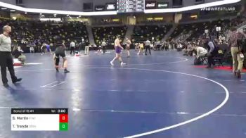 197 lbs Consolation - Samuel Martin, Fontbonne University vs Trevor Trende, Cornell College