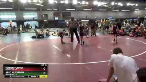 60 lbs Placement Matches (16 Team) - Alec Alfortish, NOLA Black vs Mason Turner, Fight Club