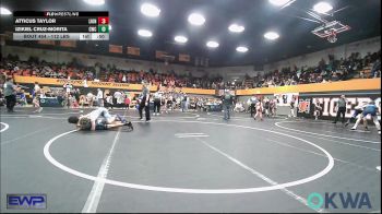 112 lbs Consi Of 8 #2 - Atticus Taylor, Lions Wrestling Academy vs Izikiel Cruz-Morita, CacheWrestlingClub