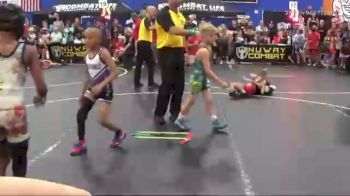 60 lbs Quarterfinals (8 Team) - Cameron Rodgers, The Funky Singlets vs Mitchell Waters, Untouchables White