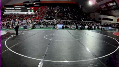 6A 138 lbs Cons. Round 2 - Christian Demars, Centennial vs Dominic Prangley, Coeur D Alene