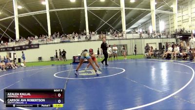 97 lbs Round 2 (8 Team) - Azalea Kallal, Minnesota vs Carson Ava Robertson, South Carolina