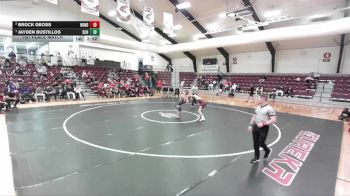 149 lbs 1st Place Match - Jayden Bustillos, Schreiner vs Brock Gross, Huntingdon