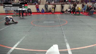 95_B lbs Round Of 32 - Jake Evans, Lackawanna Trail vs Jackson Greathouse, Titusville
