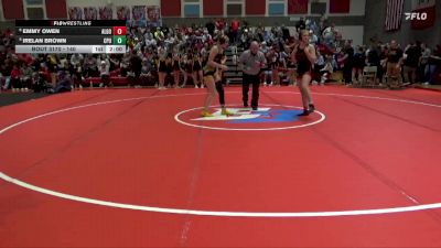 140 lbs Cons. Semi - Emmy Owen, Algona vs Irelan Brown, Center Point-Urbana