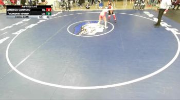 115 lbs Cons. Semi - Makensi Martin, Unattached vs America Camacho, Unattached