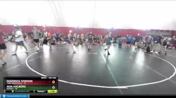121-122 lbs Round 3 - Maverick Iverson, Thief River Falls vs Noa Halberg, Bemidji