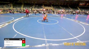 108 lbs Final - Finnegan OBrien, VHW/Dragon vs Slater Hicks, Sunkist Kids Monster Garage