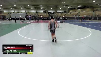 115 lbs Semifinal - Samuel Jones, TNWA vs Logan Backus, Elite Wrestling Academy