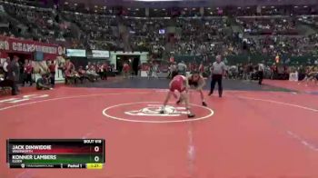 D1-106 lbs Quarterfinal - Jack Dinwiddie, Wadsworth vs Konner Lambers, Elder