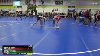 JV-18 lbs Round 1 - Connal Ervin, Williamsburg vs Brady Wayson, Don Bosco