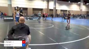 110 lbs Prelims - Andres Digrigoli, Florida vs Nathan Barrett, Central Florida Wrestling Academy @LHP (Lake Highland Prep)