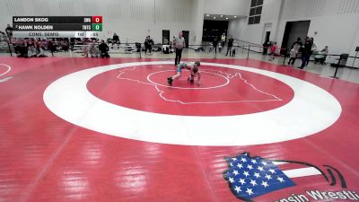 77 lbs Cons. Semis - Landon Skog, Sarbacker Wrestling Academy vs Hawk Nolden, Team Nazar Training Center