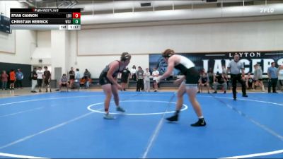190 lbs Champ. Round 1 - Christian Herrick, West Jordan vs Ryan Cannon, Lehi