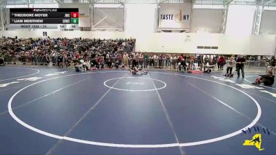 74 lbs 1st Place Match - Theodore Moyer, Journeymen Wrestling Club vs Liam Merithew, Canastota Raider Wrestling Club