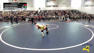 70 lbs Semifinal - Zayne Woodworth, Brawler Elite vs Bruno Muscarella, WRCL Wrestling Club