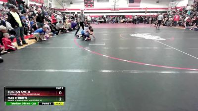 100 lbs Round 1 - Tristan Smith, Pleasant Hill Youth Wrestling vs Max O`Brien, Pirate Powerhouse Wrestling Ac