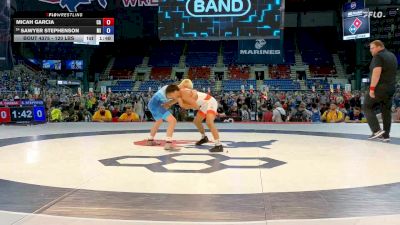120 lbs Champ. Rd Of 64 - Micah Garcia, CA vs Sawyer Stephenson, MI
