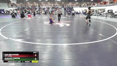 125 lbs Cons. Round 2 - RaQuan Carson, Missouri Valley vs Sam Beltowski, Unattached