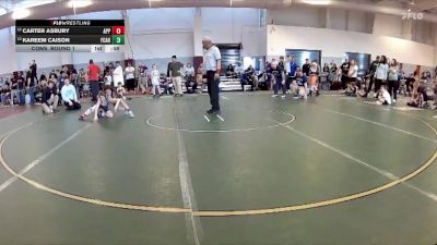 84 lbs Cons. Round 1 - Carter Asbury, Appomattox vs Kareem Caison, Front Royal Wrestling Club