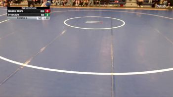 157 lbs Round 4 - Mason Tripe, Kearney vs Ty Braun, Norton Community HS