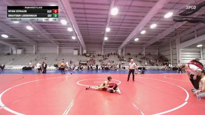 80 lbs Rr Rnd 3 - Ryan Straub, Dueling Bandits vs Brayden Lieberman, Grit Mat Club White