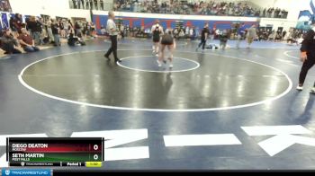 152 lbs Cons. Semi - Seth Martin, Post Falls vs Diego Deaton, Moscow