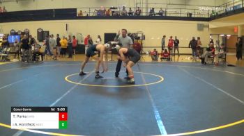Consolation - Taylor Parks, Gardner-Webb vs Alex Hornfeck, West Virginia