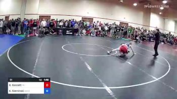 51 lbs Round Of 16 - Bo Bassett, Pennsylvania vs Kyle Sieminski, Sweet Home High School Wrestling