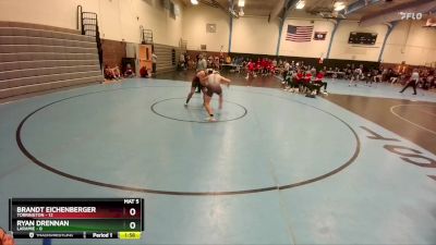 190 lbs Placement - Brandt Eichenberger, Torrington vs Ryan Drennan, Laramie